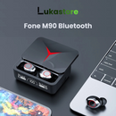 Fone M90 Bluetooth – Potência, Isolamento de Ruído e Bateria que Acompanha Seu Ritmo!