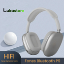 Fone P9-1 Bluetooth 5.3 – Liberdade, Som Potente e Controle por Toque!