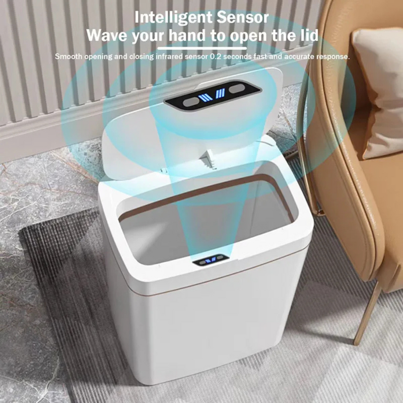 Lixeira Inteligente com Sensor de Indução sem Contato