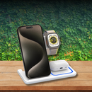 Carregador Base 3 em 1 30W – Rápida, Dobrável e Sem Fios