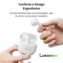 Fone de Ouvido Bluetooth Realfit F1 – Qualidade HIFI e Som Imersivo Sem Fios!