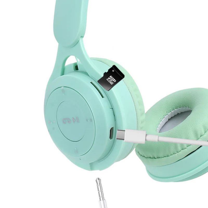 Fone de Ouvido Y08 Macaron – Colorido, Sem Fio e Perfeito para Games & Música!
