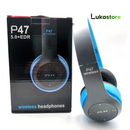 Fone P47 Bluetooth 5.0 – Dobrável, Estiloso e com Graves Potentes!