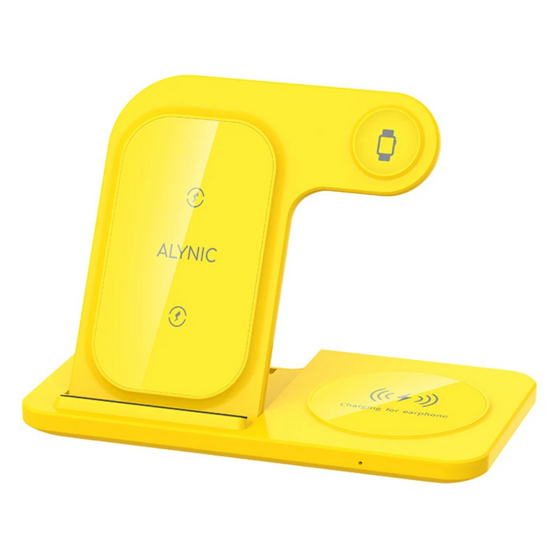 Carregador Base 3 em 1 30W – Rápida, Dobrável e Sem Fios