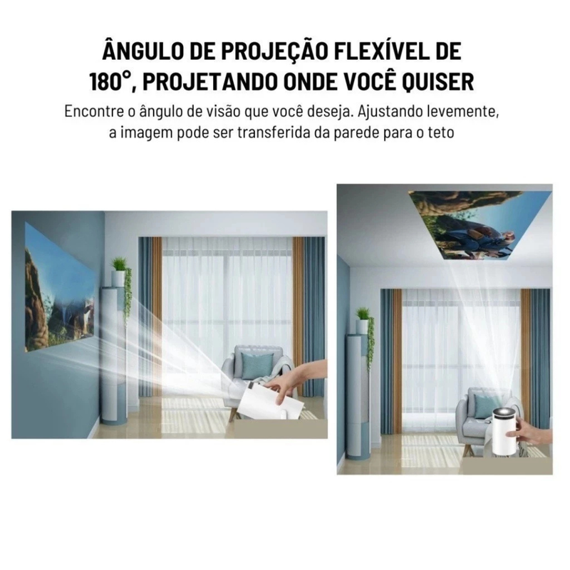 Projetor Inteligente HY300 PRO 4K