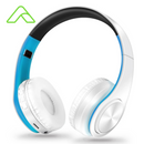 Fone de Ouvido Bluetooth Estéreo Premium – Design Dourado e Conexão Total!