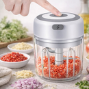 Mini Triturador de Alimentos Elétrico Multifuncional – Picador de Legumes, Carnes e Alho