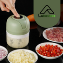 Picador de Alimentos Elétrico Multifuncional – Triturador de Legumes, Carnes e Alho