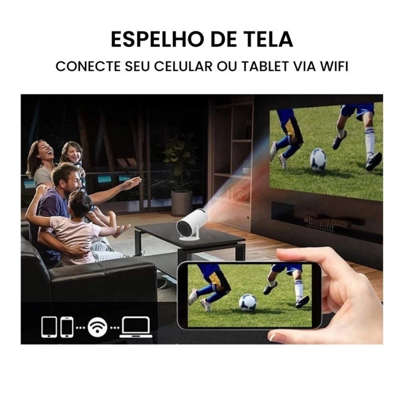 Projetor Inteligente HY300 PRO 4K