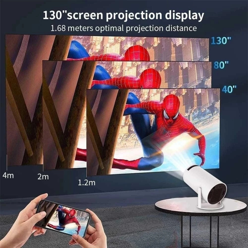 Projetor Inteligente HY300 PRO 4K