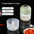 Picador de Alimentos Elétrico Multifuncional – Triturador de Legumes, Carnes e Alho