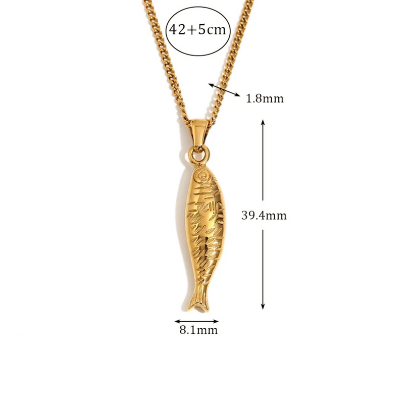 Colar Peixinho Dourado – Delicadeza com Charme e Brilho