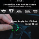 Head Up Display Veicular KWHUD – Velocímetro Digital no Para-brisa