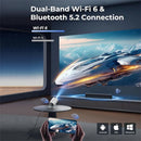 Projetor Inteligente HY300 8K com Android 11 – WiFi 6, Bluetooth 5.4 e Cinema em Casa