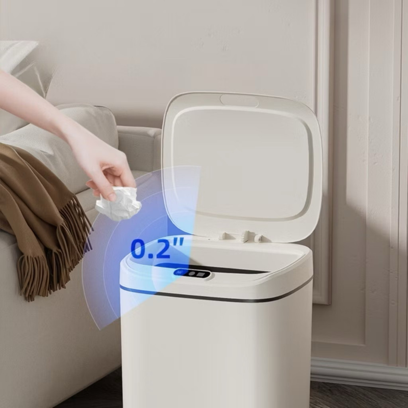 Lixeira Automática Inteligente 16L – Sensor e Higiene