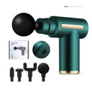 Massageador Elétrico Profissional – Alívio Muscular com 6 Níveis e 4 Ponteiras