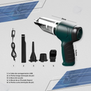 Mini Aspirador Soprador 2 em 1 Portátil USB – Limpeza Prática