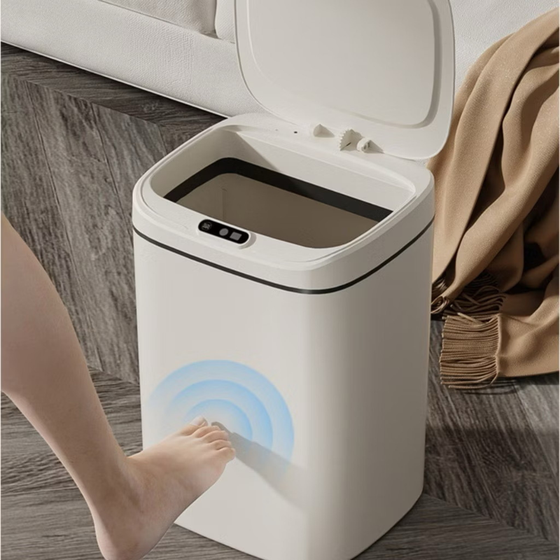 Lixeira Automática Inteligente 16L – Sensor e Higiene