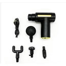 Massageador Elétrico Profissional – Alívio Muscular com 6 Níveis e 4 Ponteiras