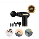 Massageador Elétrico Profissional – Alívio Muscular com 6 Níveis e 4 Ponteiras